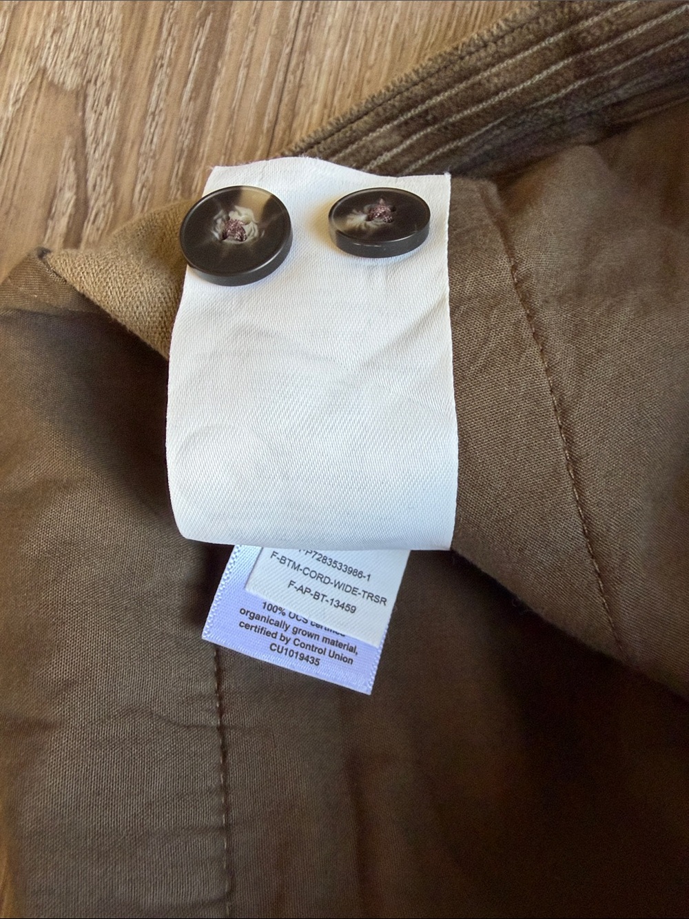 Everlane Women’s Corduroy Olive Green Organic Cotton Pants Size: 6 - Picture 4 of 11